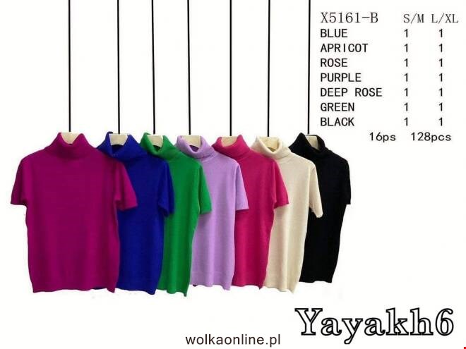 Sweter damskie X5161-B Mix KOLOR  S/M-L/XL