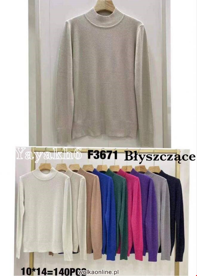 Sweter damskie F3671 Mix KOLOR  Standard