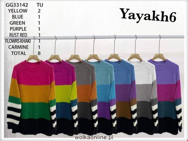 Sweter damskie GG33142 Mix KOLOR  Standard