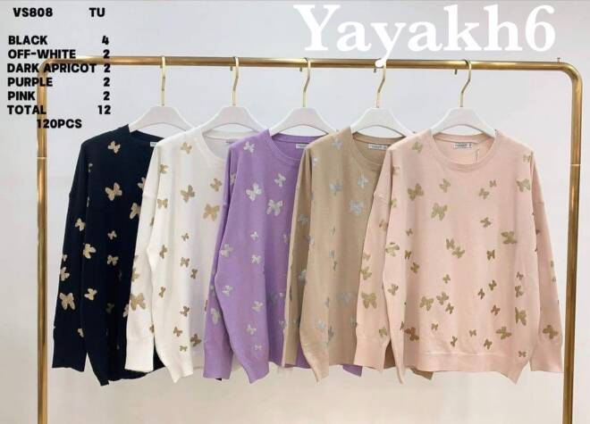 Sweter damskie VS808 Mix KOLOR  Standard