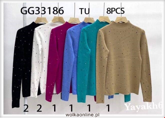 Sweter damskie GG33186 Mix KOLOR  Standard