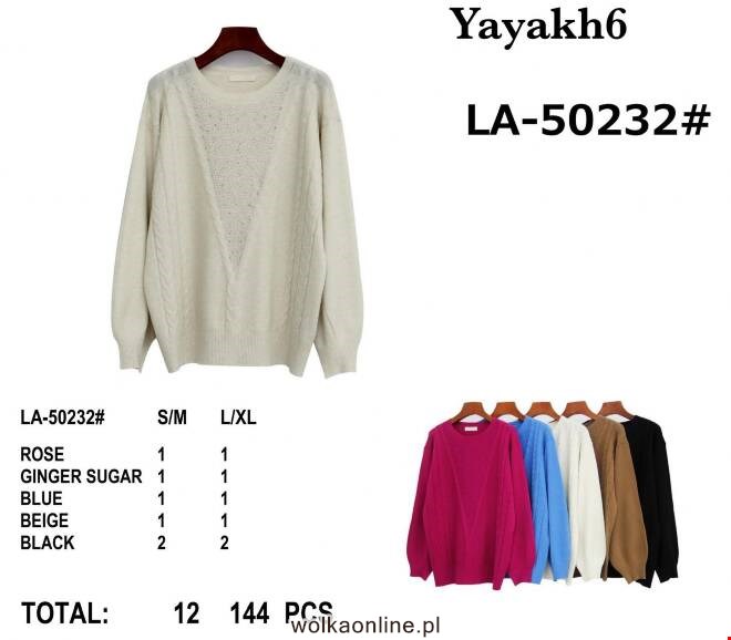 Sweter damskie LA-50232 Mix KOLOR  Standard