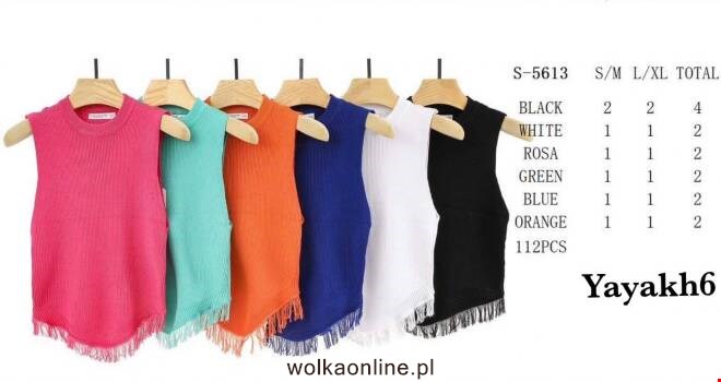 Sweter damskie S-5613 Mix KOLOR  S/M-L/XL