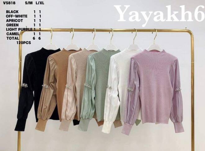 Sweter damskie VS818 Mix KOLOR  S/M-L/XL
