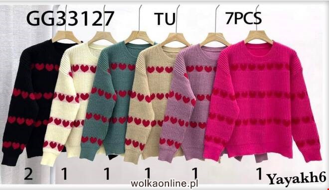 Sweter damskie GG33127 Mix KOLOR  Standard