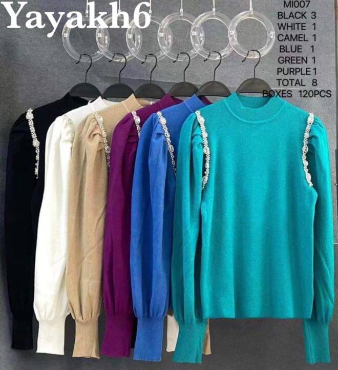 Sweter damskie MI007 Mix KOLOR  Standard