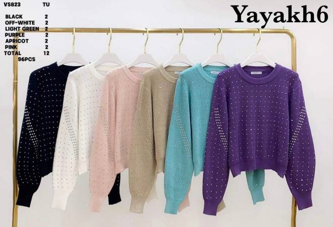Sweter damskie VS823 Mix KOLOR  Standard