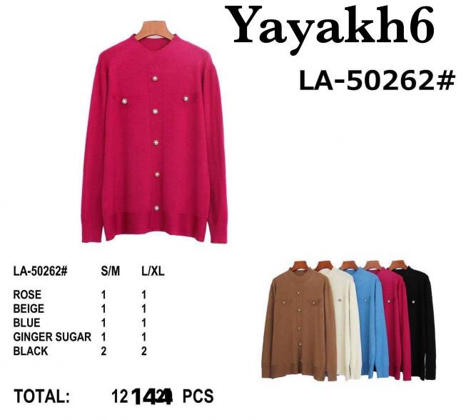 Sweter damskie LA-50262 Mix KOLOR  S/M-L/XL