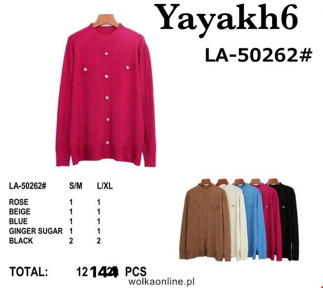 Sweter damskie LA-50262 Mix KOLOR  S/M-L/XL