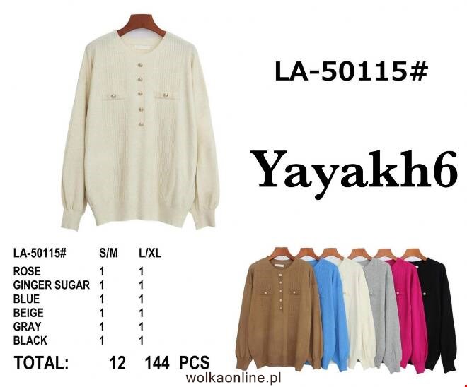 Sweter damskie LA-50115 Mix KOLOR  S/M-L/XL