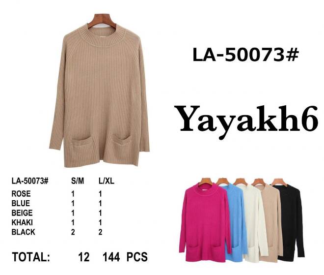 Sweter damskie LA50073 Mix KOLOR  S/M-L/XL