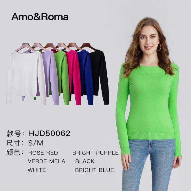 Sweter damskie HJD50062 Mix KOLOR  S/M-L/XL