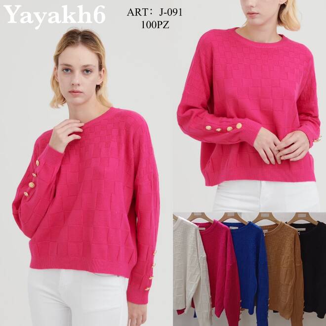 Sweter damskie J-091 Mix KOLOR  Standard 1