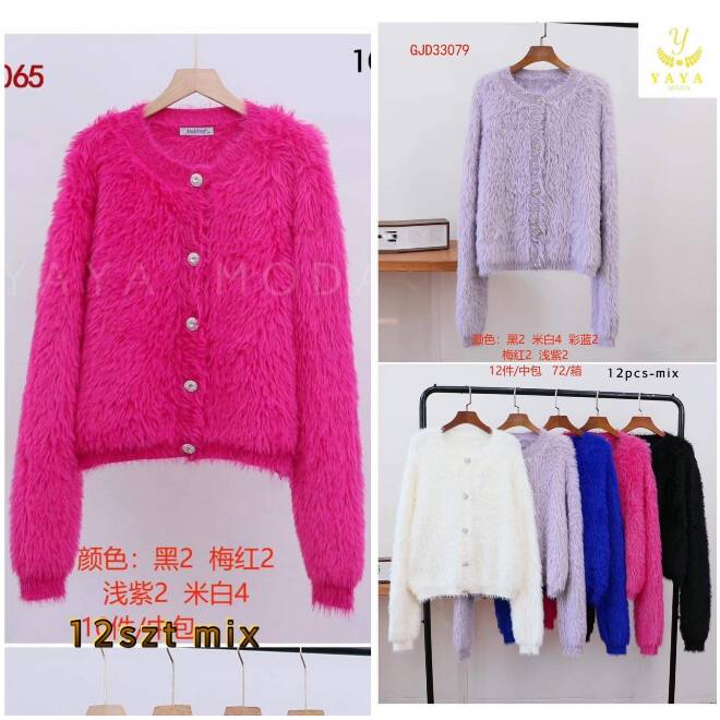 Sweter damskie GJD33079 Mix KOLOR  S/M-L/XL 1