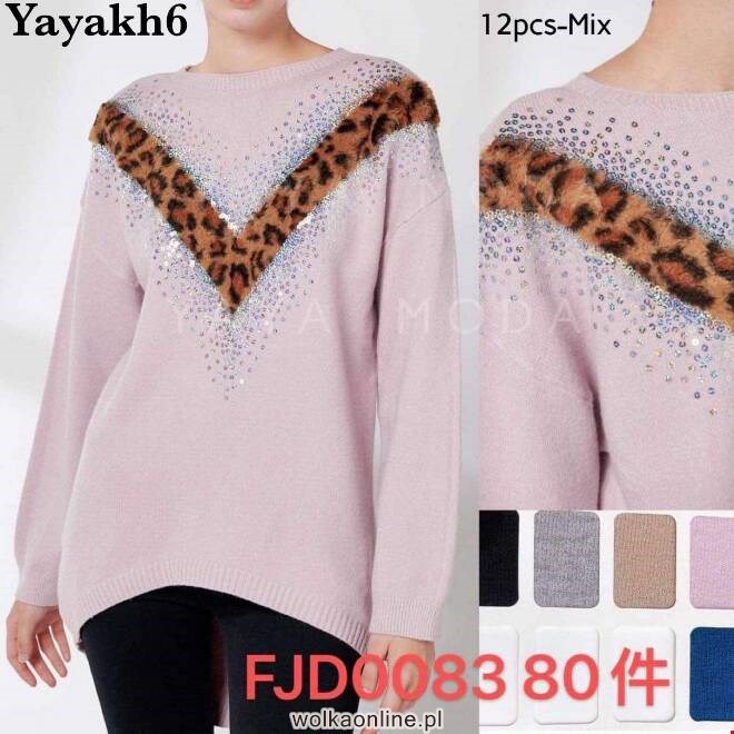 Sweter damskie FJD0083 Mix KOLOR  Standard