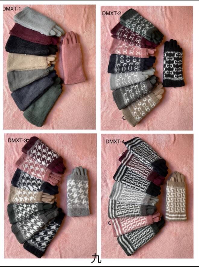 Rękawiczki damskie 9007 Mix KOLOR  Standard 1