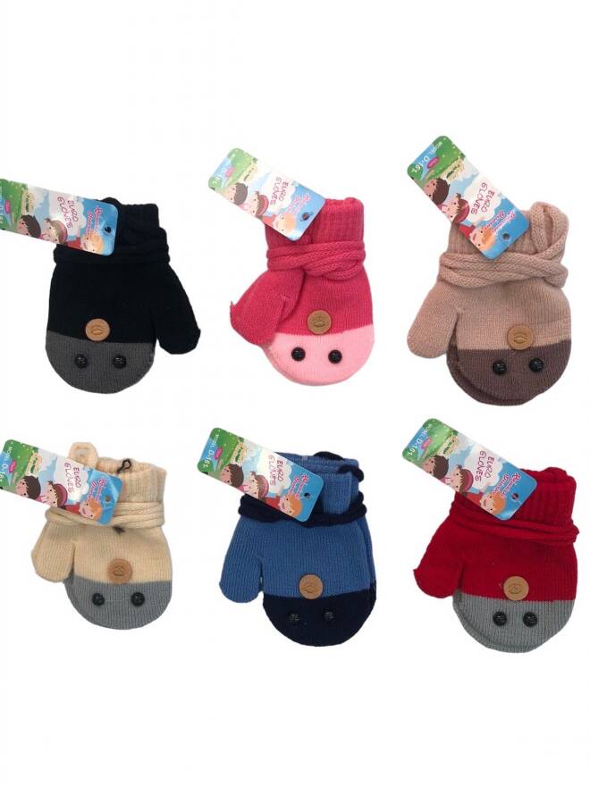 Rękawiczki dziecięce 9033 Mix KOLOR  Standard 1