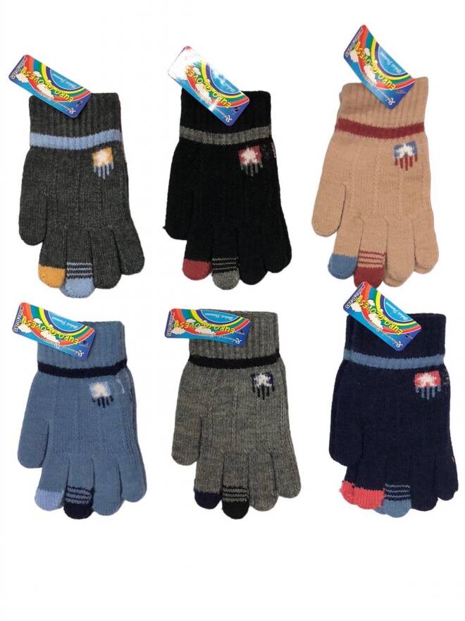 Rękawiczki dziecięce 9058 Mix KOLOR  Standard