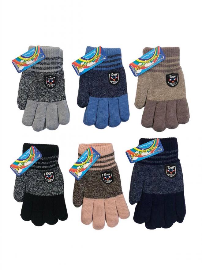 Rękawiczki dziecięce 9075 Mix KOLOR  Standard