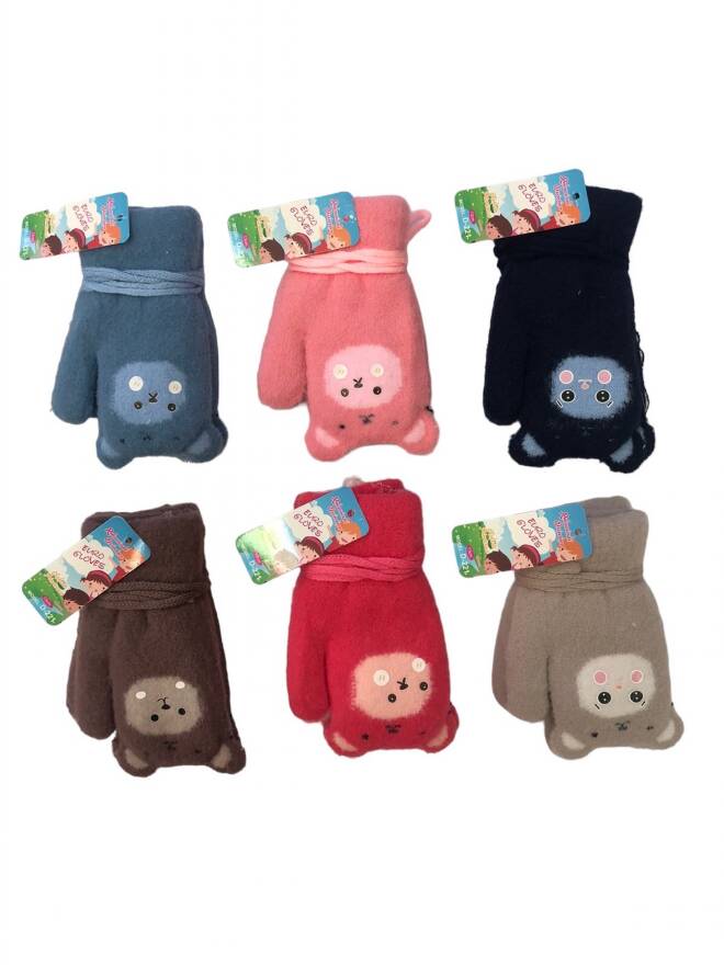 Rękawiczki dziecięce 9100 Mix KOLOR  Standard