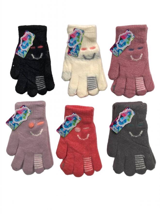 Rękawiczki dziecięce 9104 Mix KOLOR  Standard
