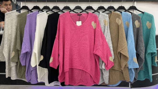 Sweter damskie 9158 Mix KOLOR  Standard