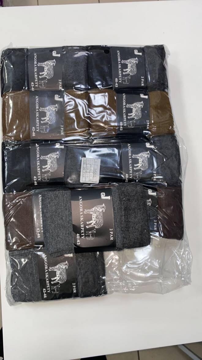 Skarpety angora męskie 9204 Mix KOLOR  40-46 1