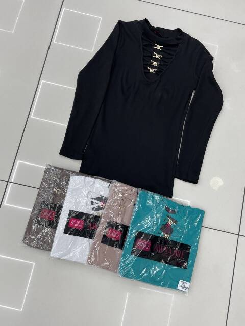 Bluzka damskie 9386 Mix kolor Standard