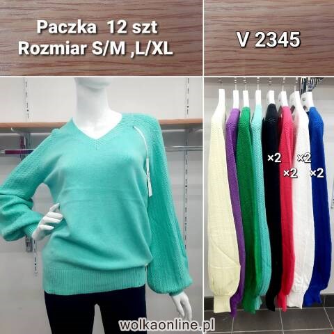 Sweter damskie V2345 Mix kolor S/M-L/XL