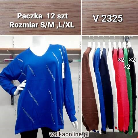 Sweter damskie V2325 Mix kolor S/M-L/XL