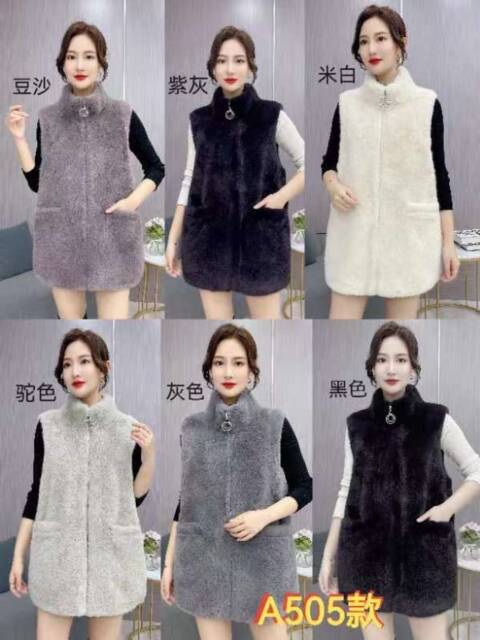 Kamizelka damskie zimowa A505 1 kolor Standard