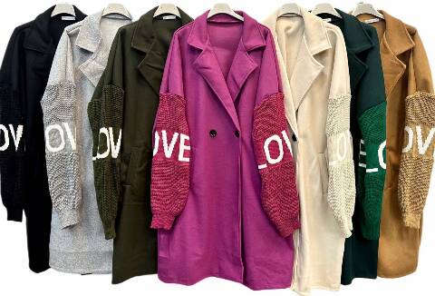 Płaszcze damskie 9450 Mix kolor Standard 1