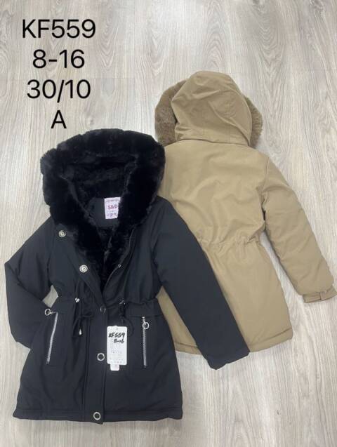 Kurtka dziewczęca zimowa KF559 Mix kolor 8-16 1