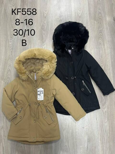 Kurtka dziewczęca zimowa KF558 Mix kolor 8-16 1