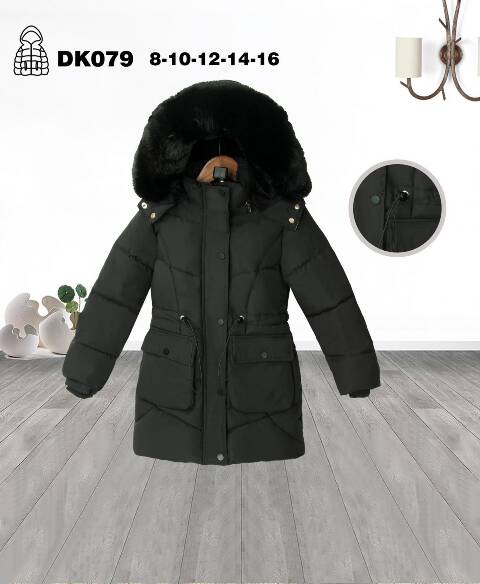 Kurtka dziewczęca zimowa KF079 Mix kolor 8-16 1