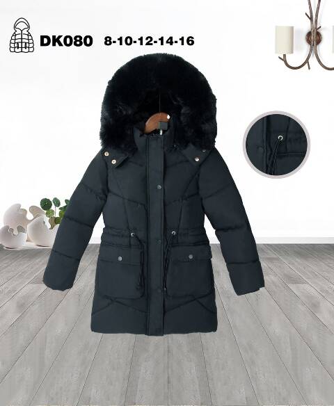 Kurtka dziewczęca zimowa DK080 1 kolor 8-16 1