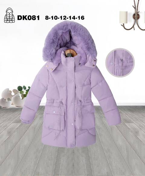 Kurtka dziewczęca zimowa DK081 1 kolor 8-16 1