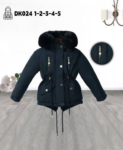 Kurtka dziewczęca zimowa DK024 1 kolor 1-5 1