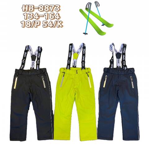Spodnie śniegowce dziewczęce HB-8873 Mix kolor 134-164 1