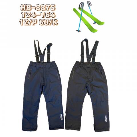 Spodnie śniegowce dziewczęce HB-8875 Mix kolor 134-164