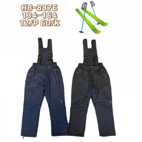Spodnie śniegowce dziewczęce HB-8876 Mix kolor 134-164 1