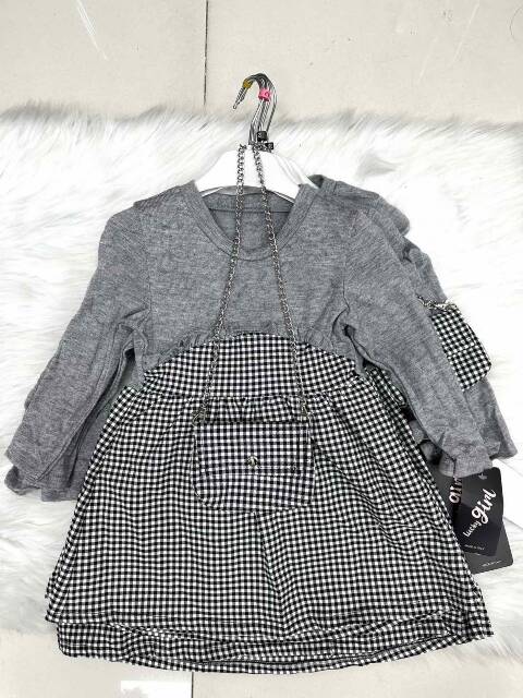 Sukienka dziewczęca 9542 1 kolor 12-36m