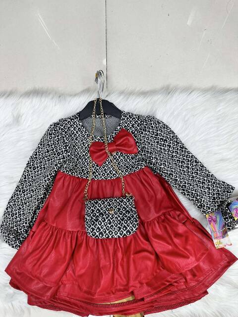 Sukienka dziewczęca 9544 1 kolor 1-6