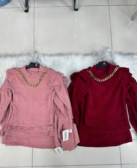 Bluzka dziewczęca 9551 1 kolor 4-14 1