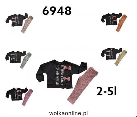 Komplet dziewczęcy 6948 1 kolor 2-5 (Towar Tureckie)