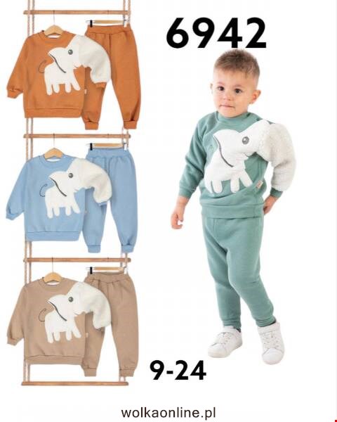 Komplet chłopięcy 6942 1 kolor 9-24 (Towar Tureckie)