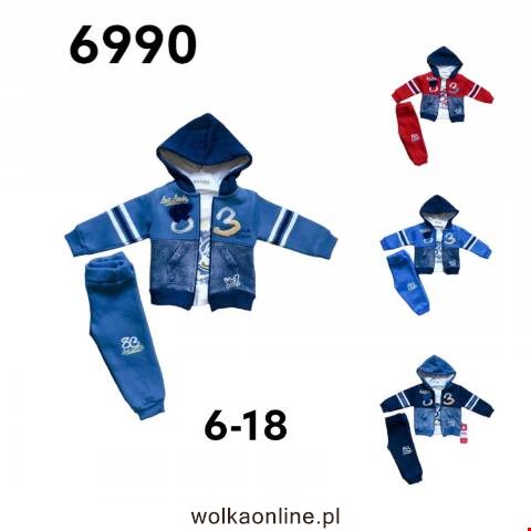 Komplet chłopięcy 6990 1 kolor 6-18 (Towar Tureckie)