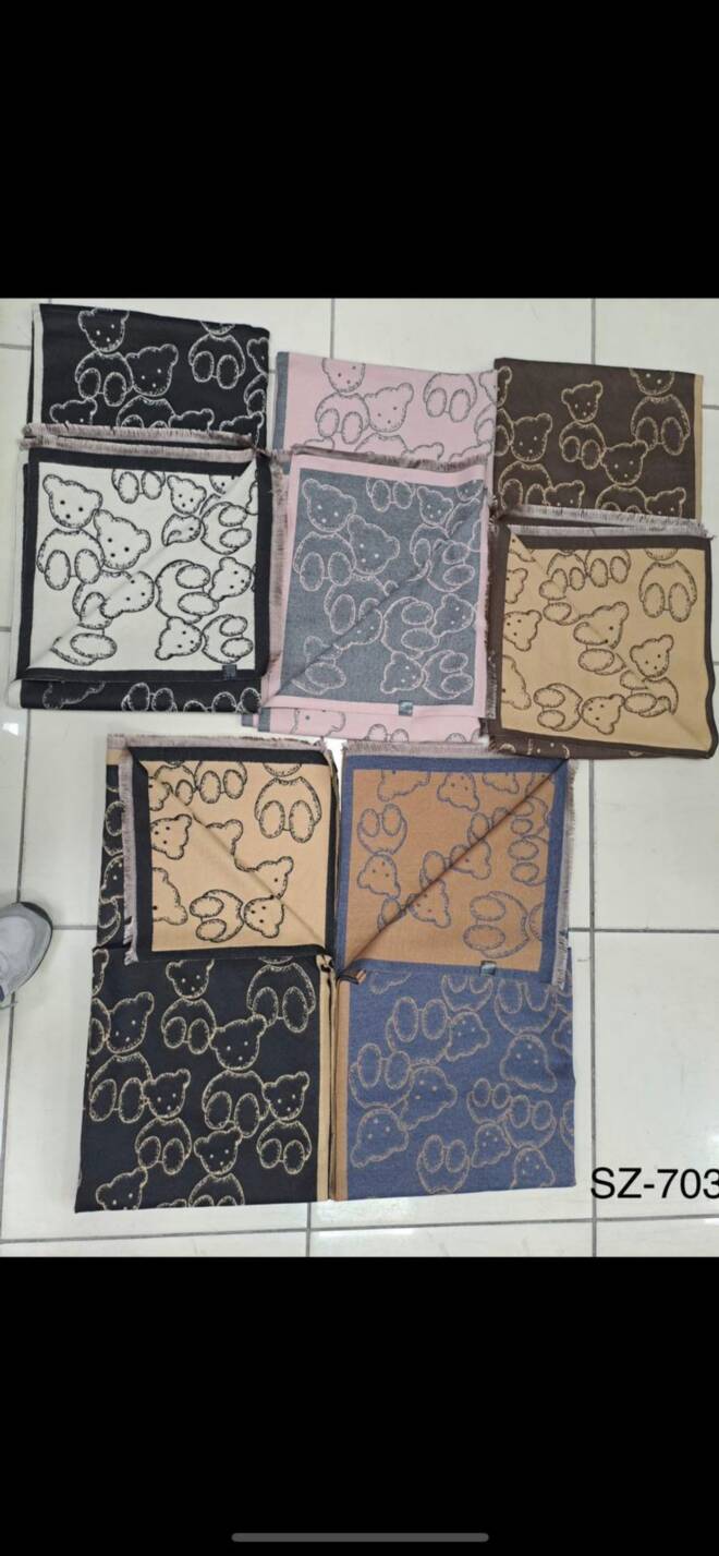 Szaliki damskie SZ-703 Mix KOLOR  Standard