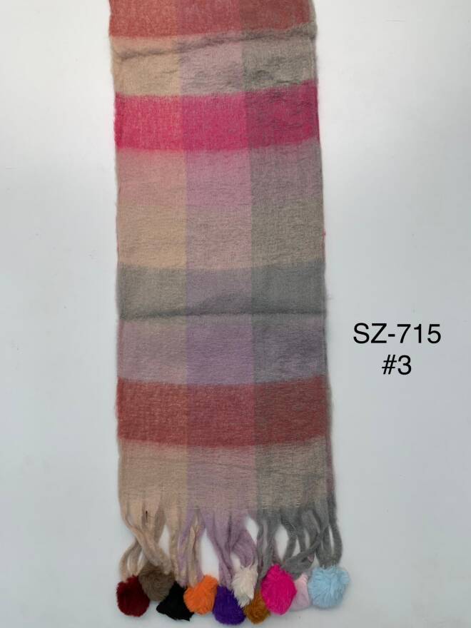 Szaliki damskie SZ-715 Mix KOLOR  Standard 1