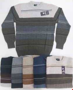 Sweter męskie 0745 Mix kolor M-XL (Towar Tureckie)